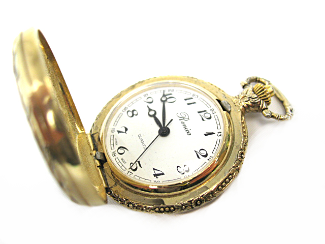 ronica quartz pocket watch