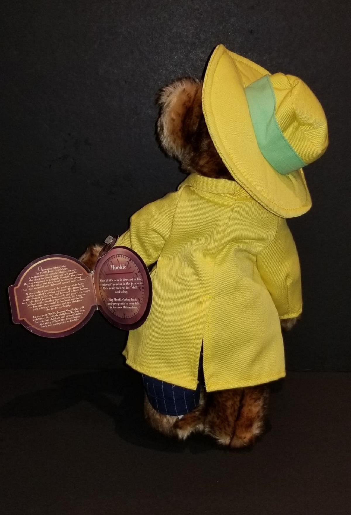 VTG with Tag Mookie The Brass Button Collection Bear 1999 Property Room