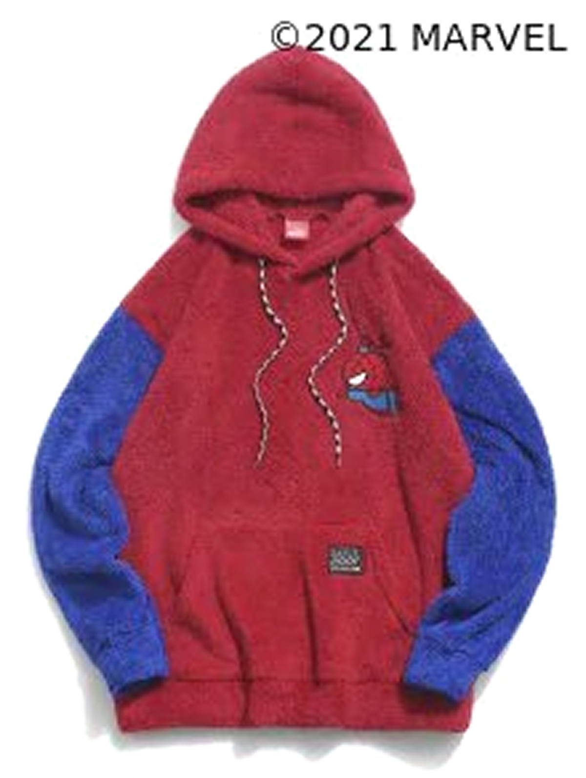 Red fluffy hoodie Clearance