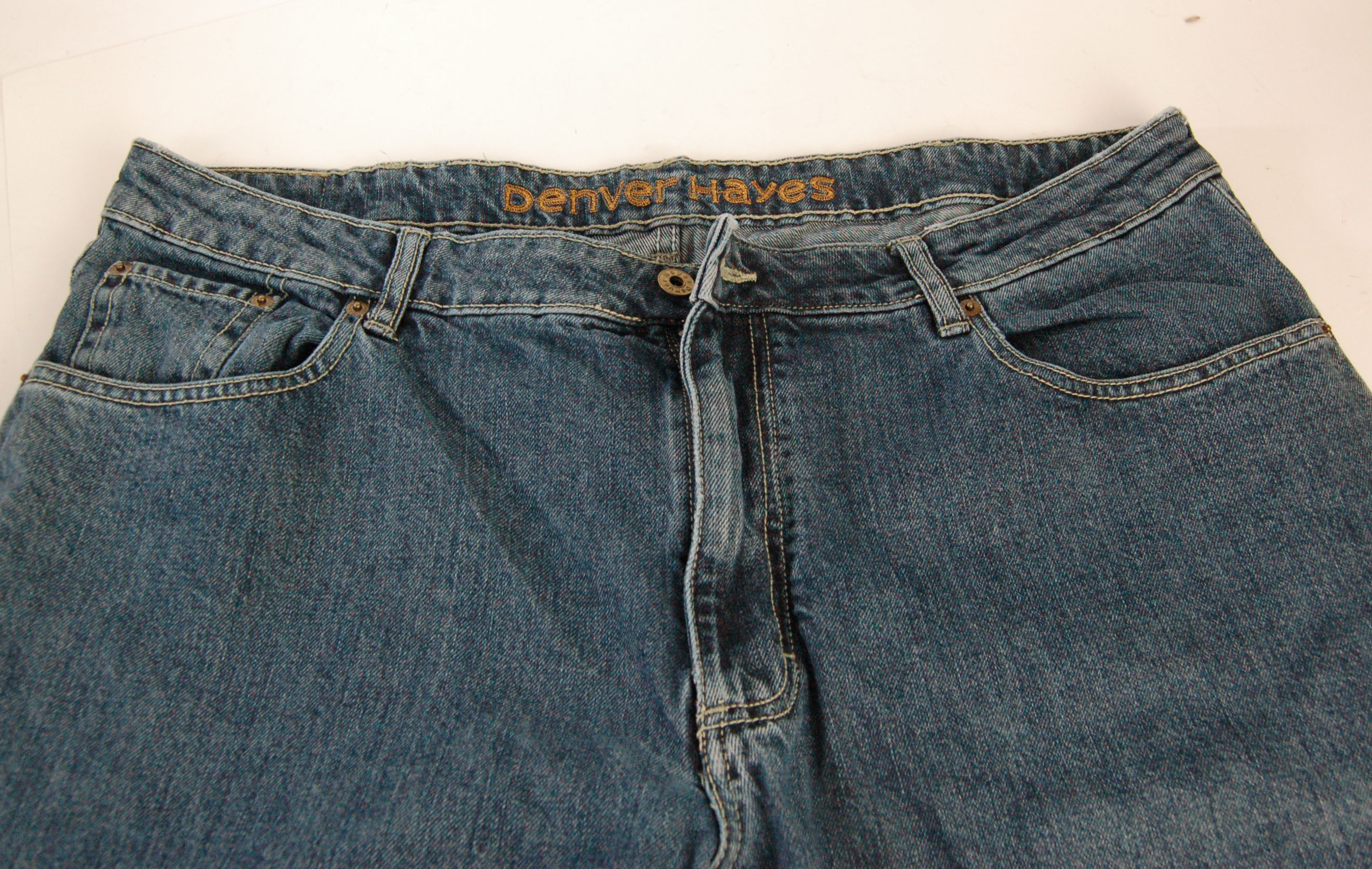 Men's Denver Hayes Jeans Blue Size 42 x 