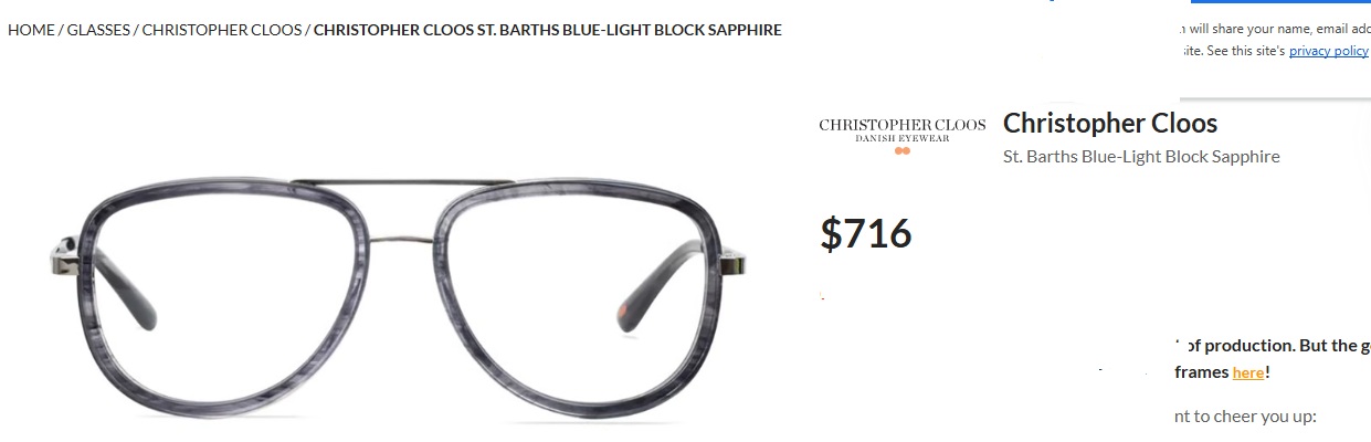 Cloos & Tom Brady Blue Light Glasses