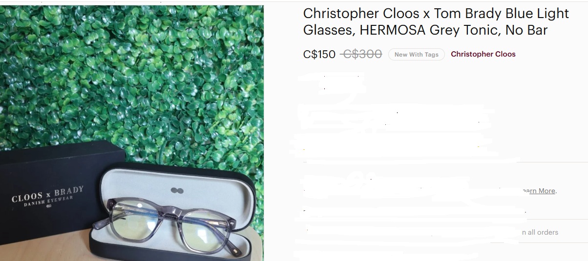 Cloos & Tom Brady Blue Light Glasses