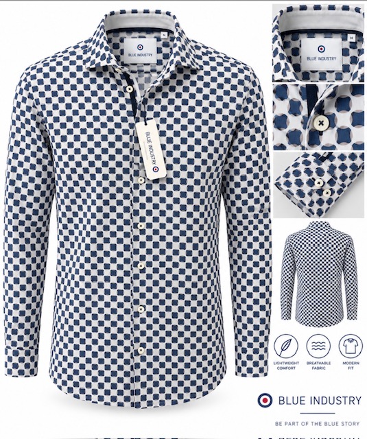Men's Shirt Sz Large By Blue Industry