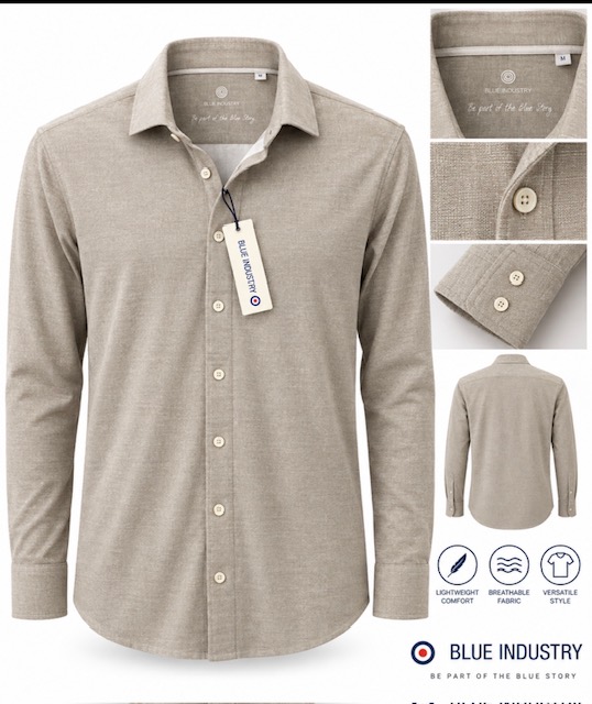 Men's Shirt Sz Large By Blue Industry