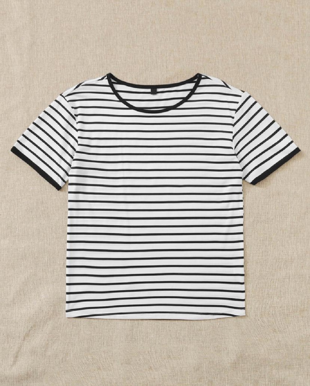 Black And White Striped Tee Size XXL Property Room