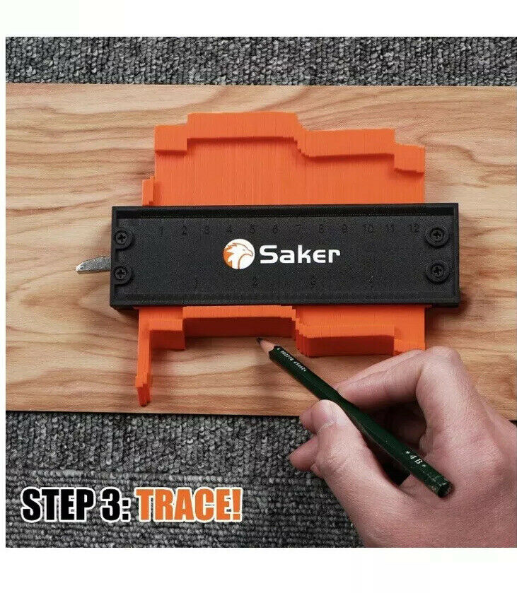 Saker Contour Gauge 5" Profile Tool Shape Duplicator Property Room
