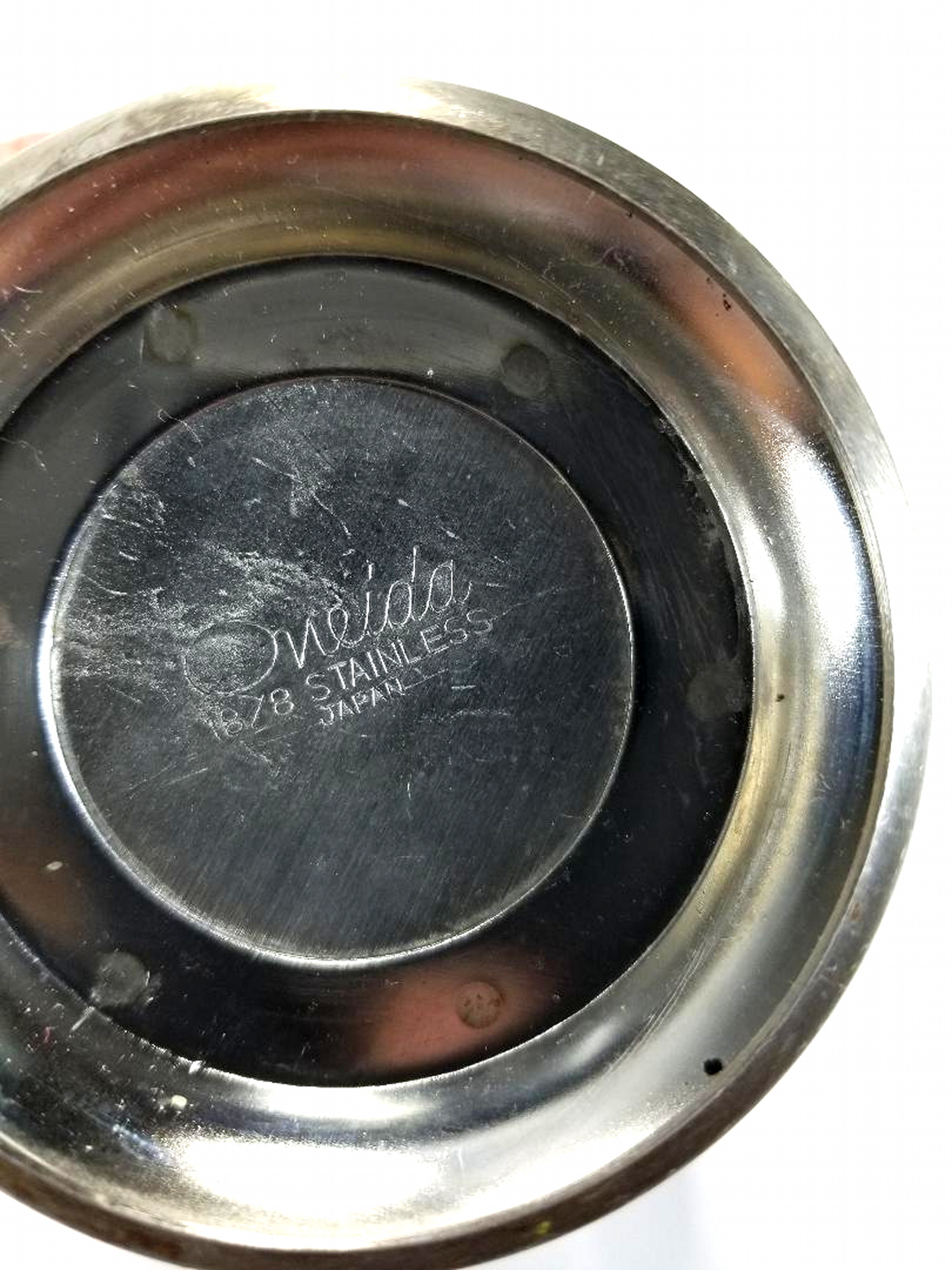 Vintage Oneida Hinged Stainless Steel (188) 6" Teapot Property Room