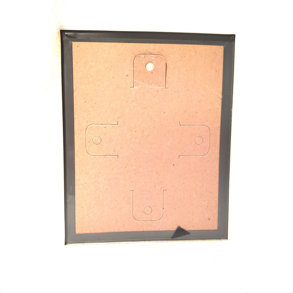 Vintage Framed Flowers Gold Foil Print 8" x 10" Property Room