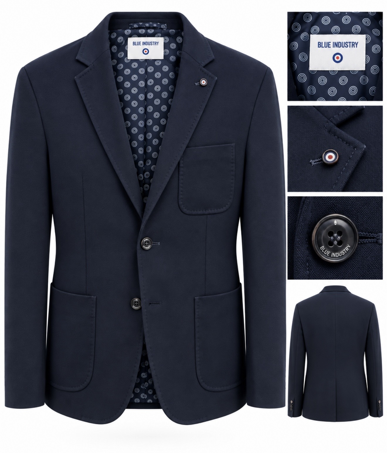 Men's Blazer Sz 44 by Blue Industry Compare at $515.00