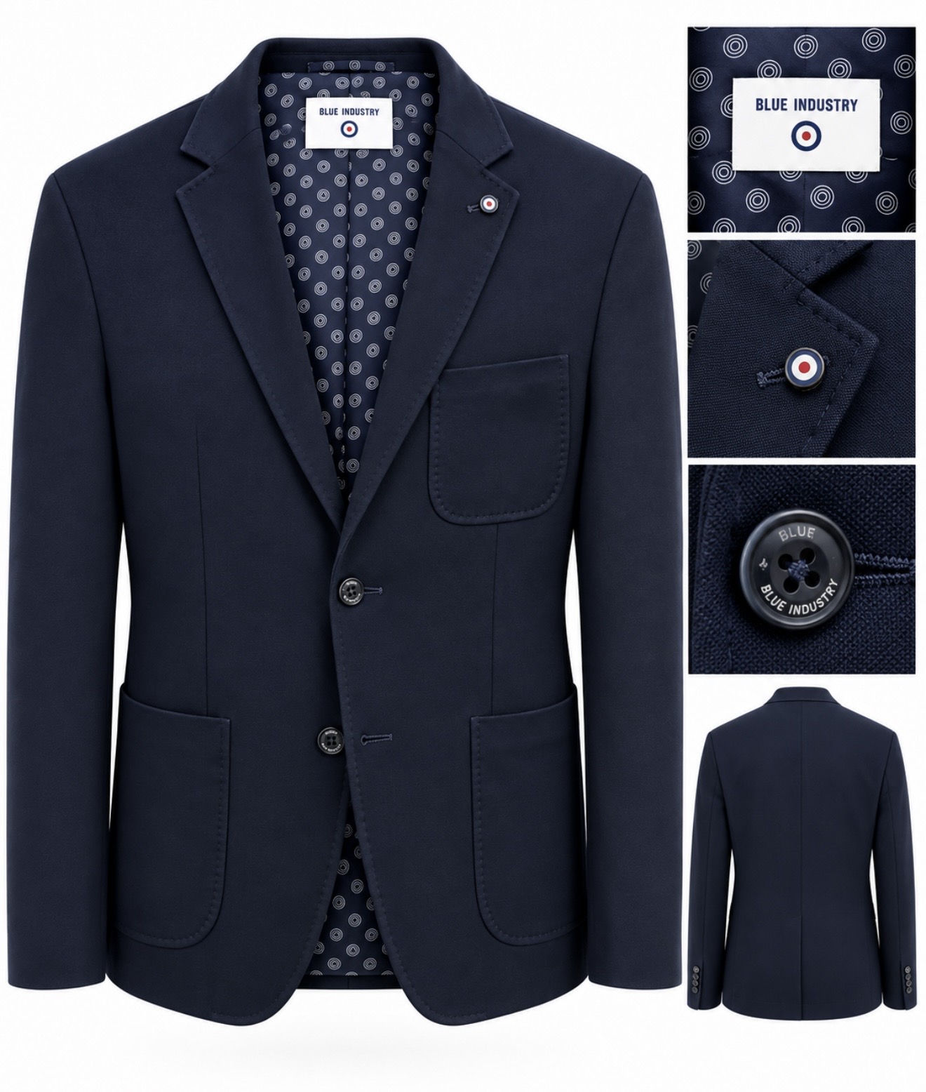 Men's Blazer Sz 40 by Blue Industry Compare at $515.00