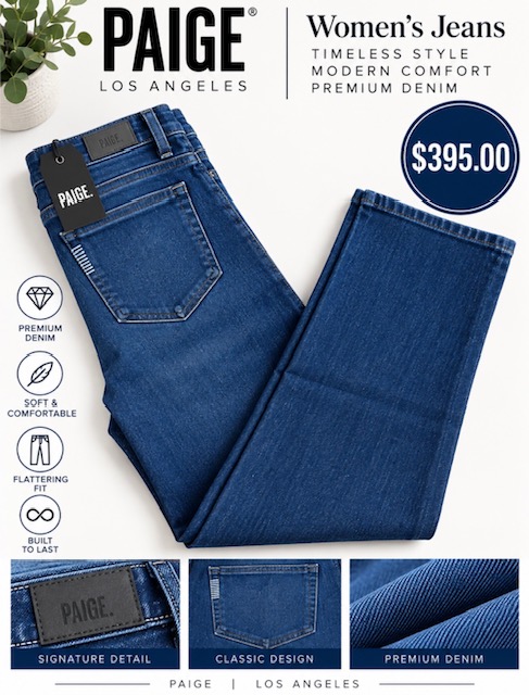 Women's Paige Jeans Sz 26 Compare at $300.00
