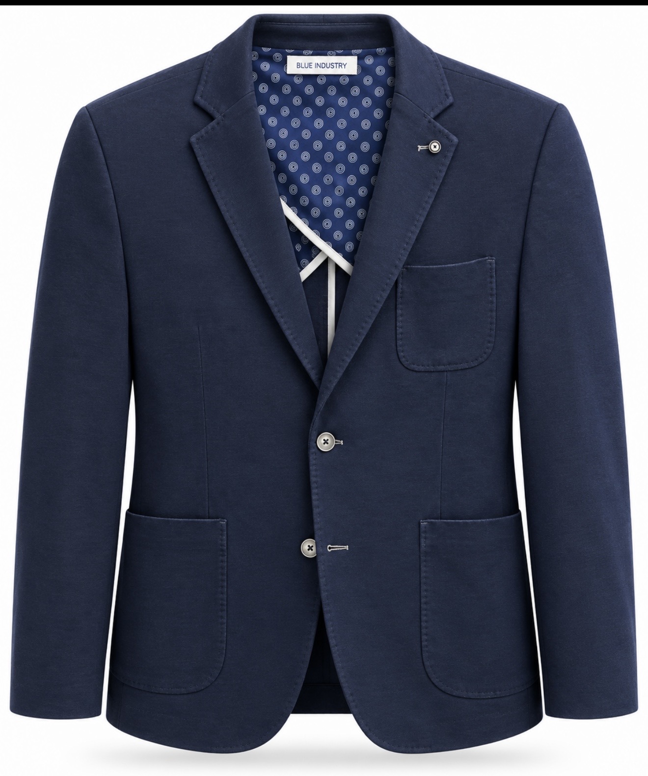 Men's Blazer Sz 46 By Blue Industry Compare at $475.00 Retail