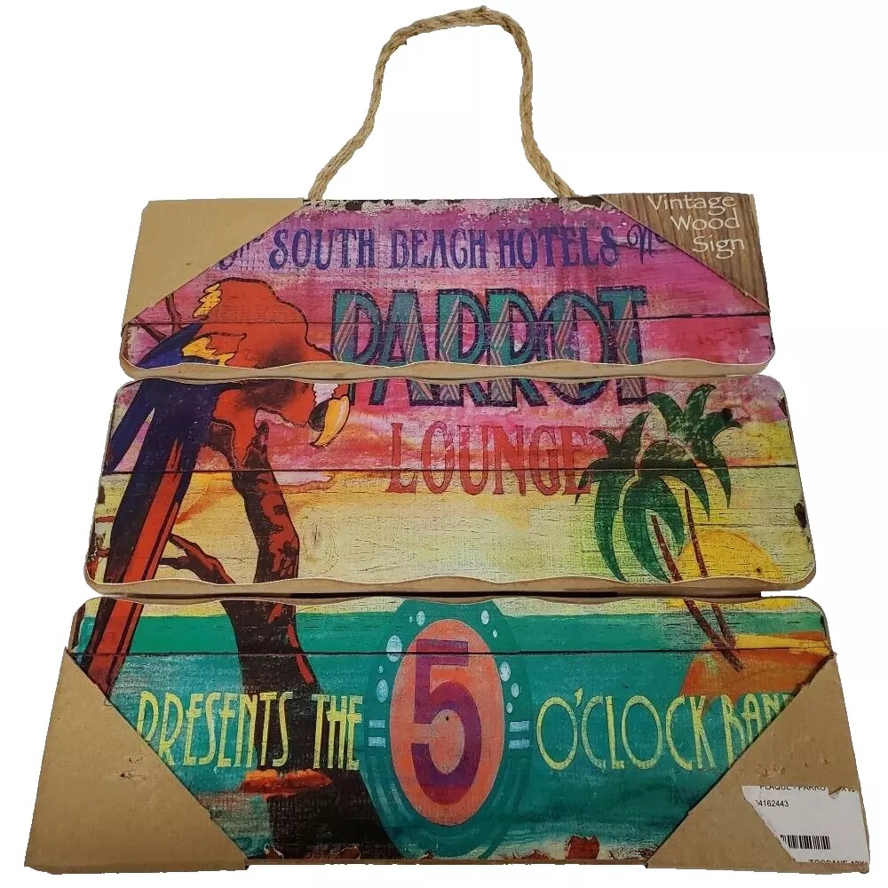 The South Beach Hotels New Decor Wall Sign 12" x 12"