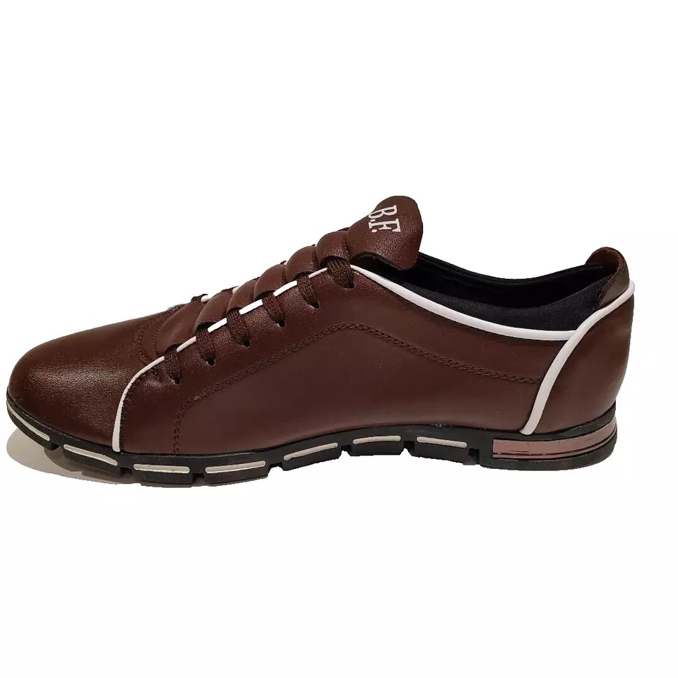 BF Jingpin XiuXian Mens Size 11 Classic Style Brown Leather Casual Lace ...