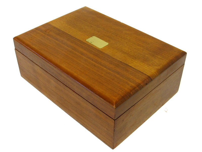 Vintage Wooden Keepsake Box Property Room