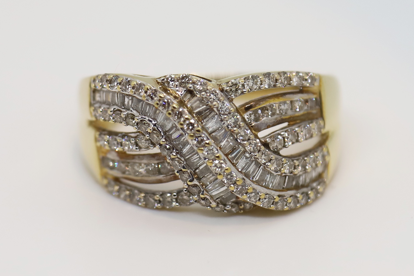 10 Kt Gold Diamond Ring 1.43 Carats