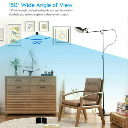 Wireless WIFI Mini Hidden Spy Camera Home Security With Motion