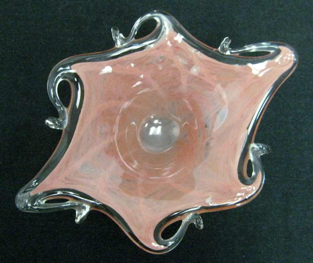 Vintage Murano Glass Candy Dish Circa 1960's Property Room