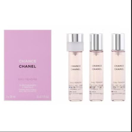 Chanel Chance Fragrance 3 Bottles