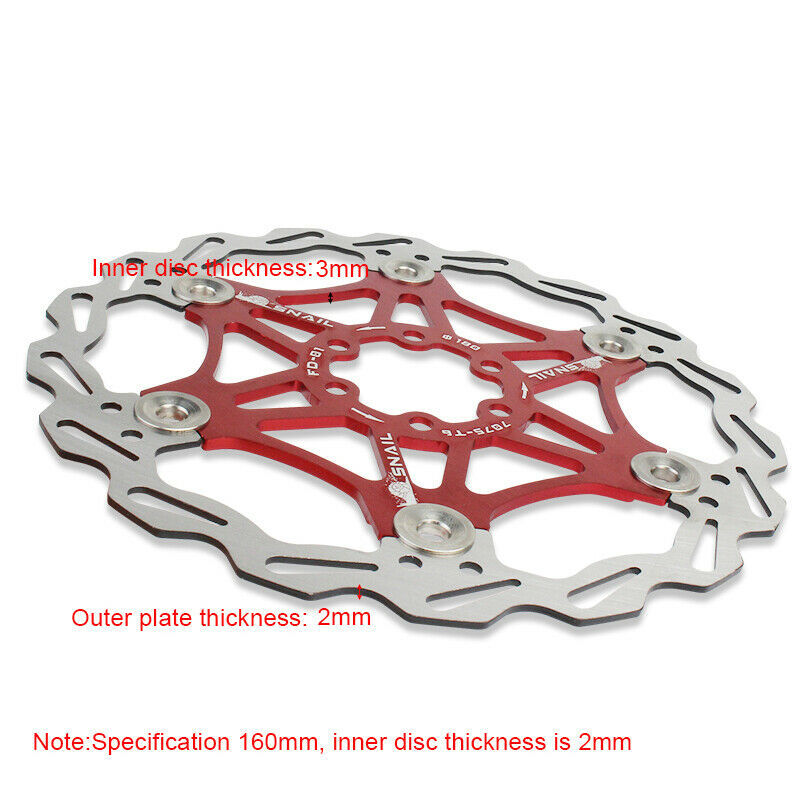 VMX Bike Disc Brake Floating Rotor 160mm 6 Bolts Rotor Caliper Property Room