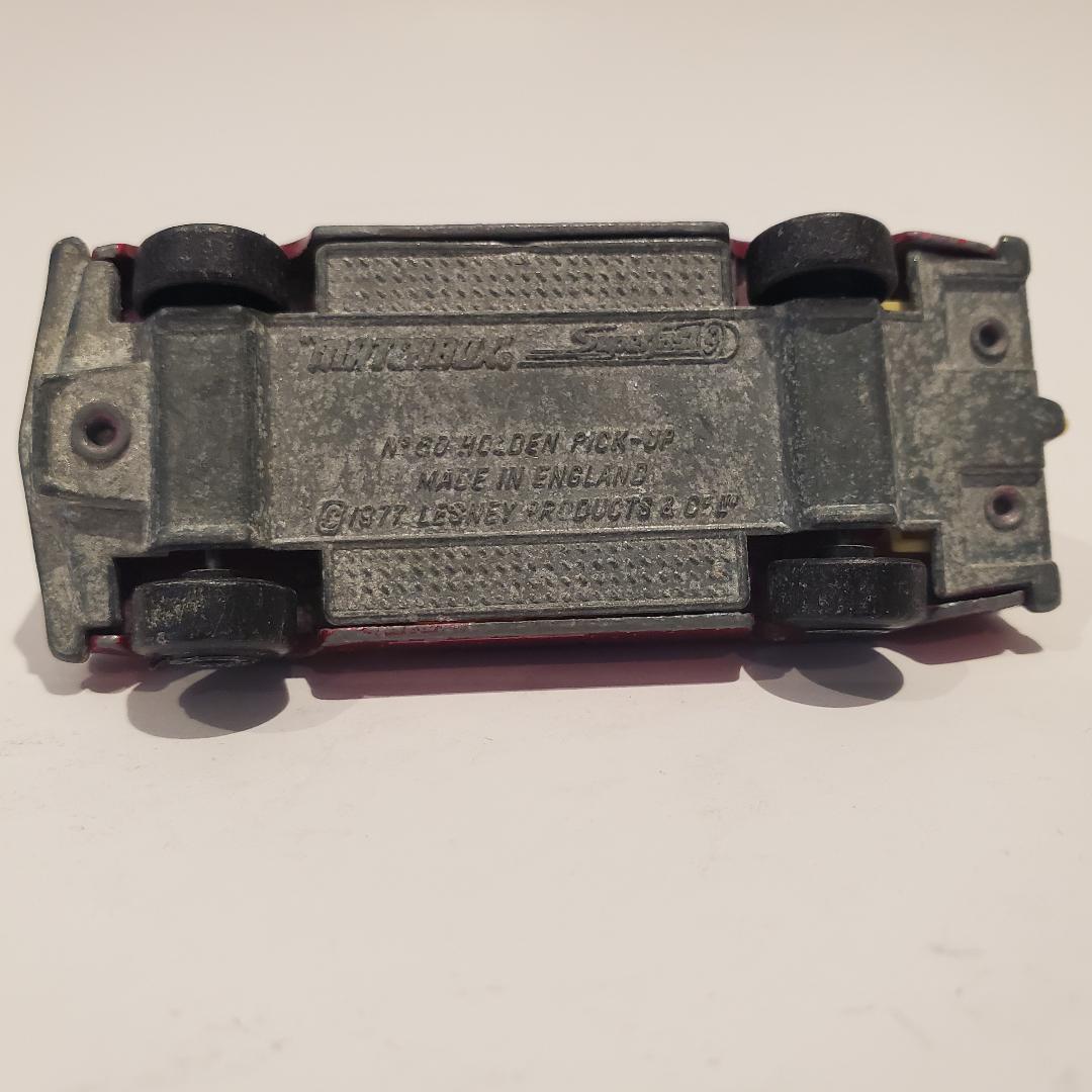 Vintage 1977 Matchbox Superfast No. 60 Holden Pick-Up Red 1/55 ...