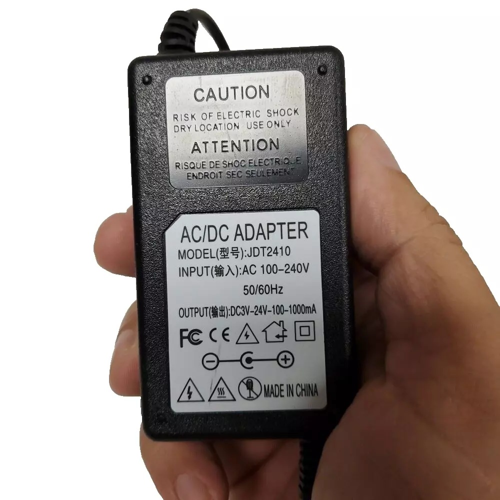 Alimentatore 24V 3A 72W Con Protezione: Adattatore Di Corrente AC 100-240V 50/60Hz DC 24V, Per Monitor LED, Telecamere, Router, ABS Resistente Al Calore
