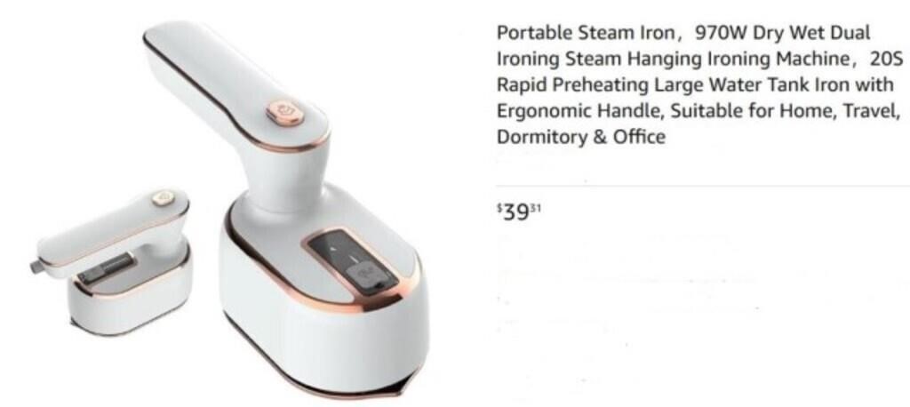 Portable Steam Iron