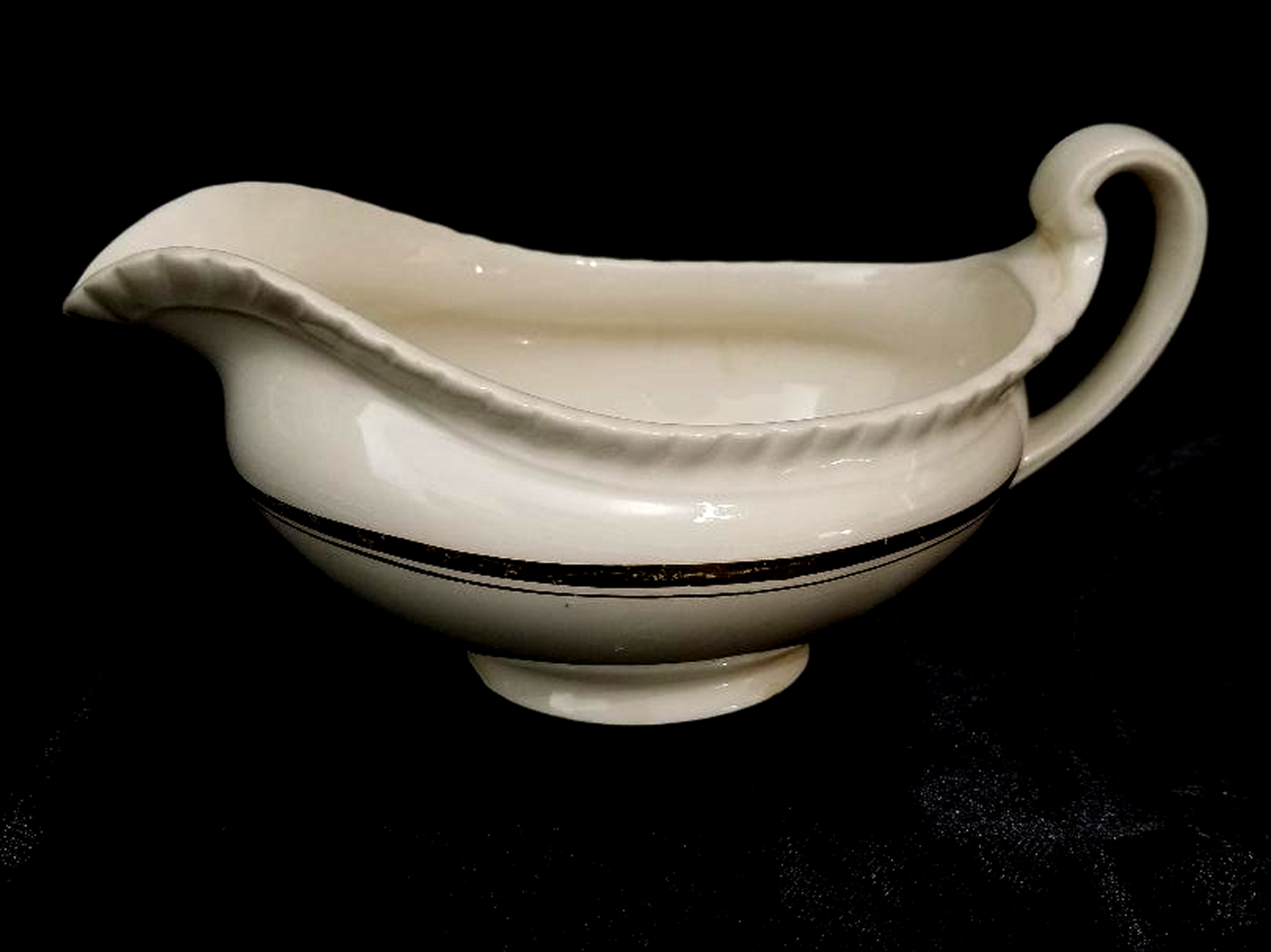 Vintage Old English Johnson Bros Porcelain Gravy Boat Property Room
