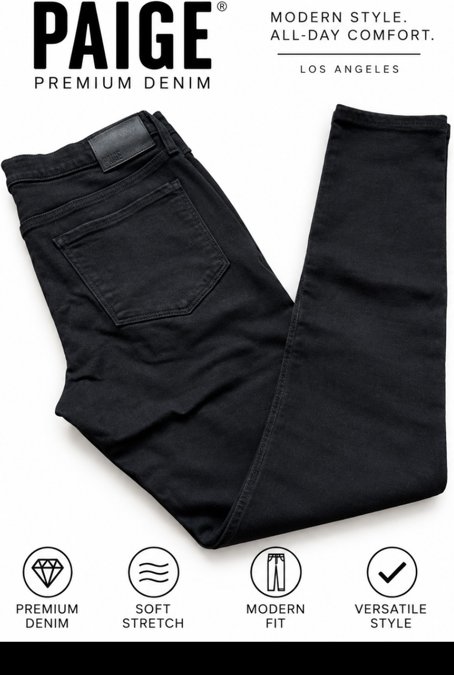 Retail $340.00 Paige Sz 34 Men's Jeans