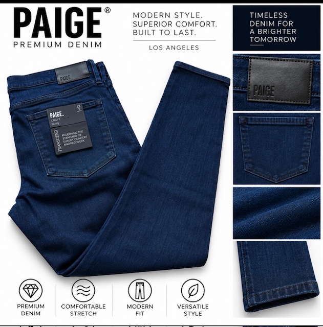 Retail $340.00 Paige Sz 36 Men's Jeans