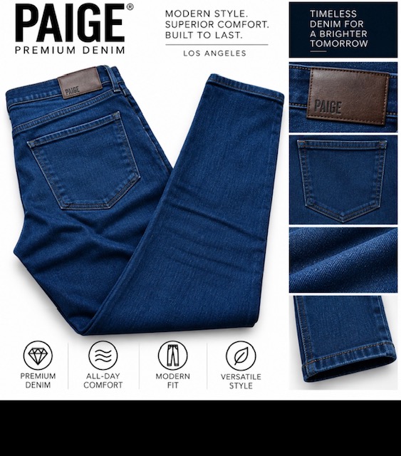 Retail $340.00 Paige Sz 32 Men's Jeans