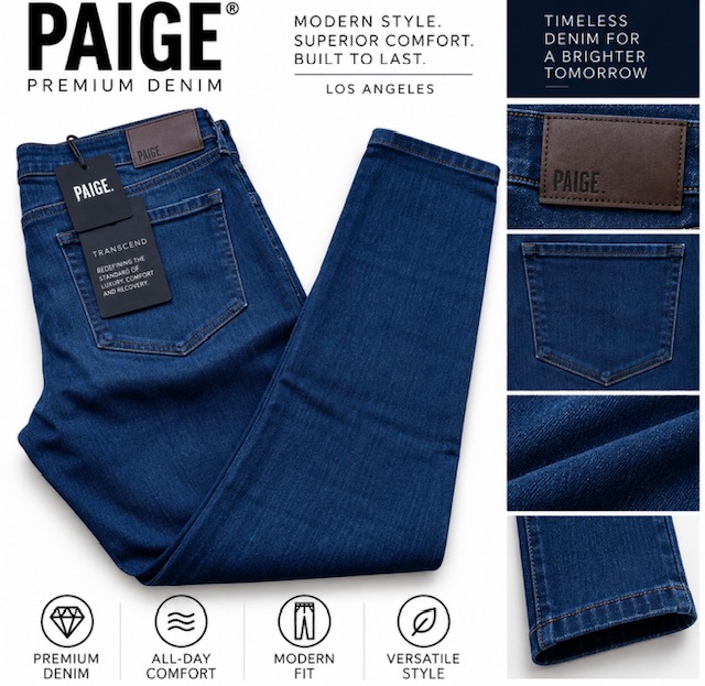 Retail $340.00 Paige Sz 33 Men's Jeans