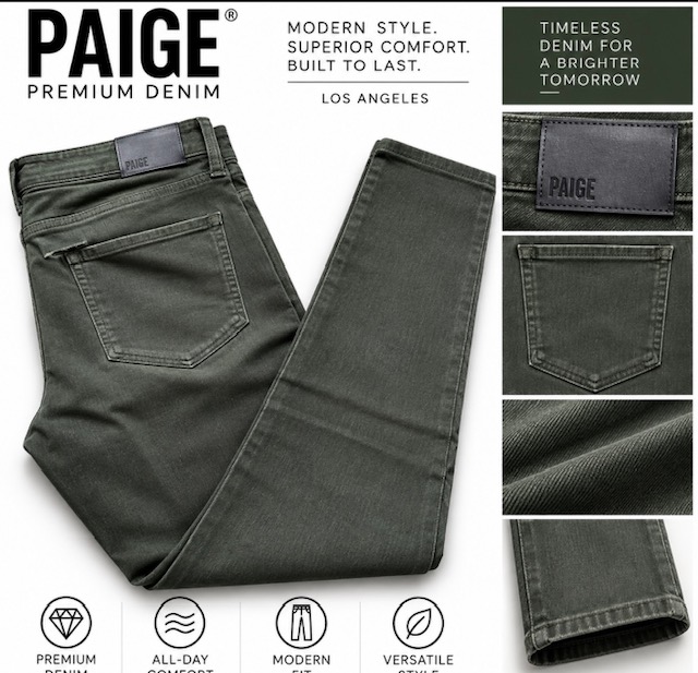Retail $340.00 Paige Sz 30 Men's Jeans