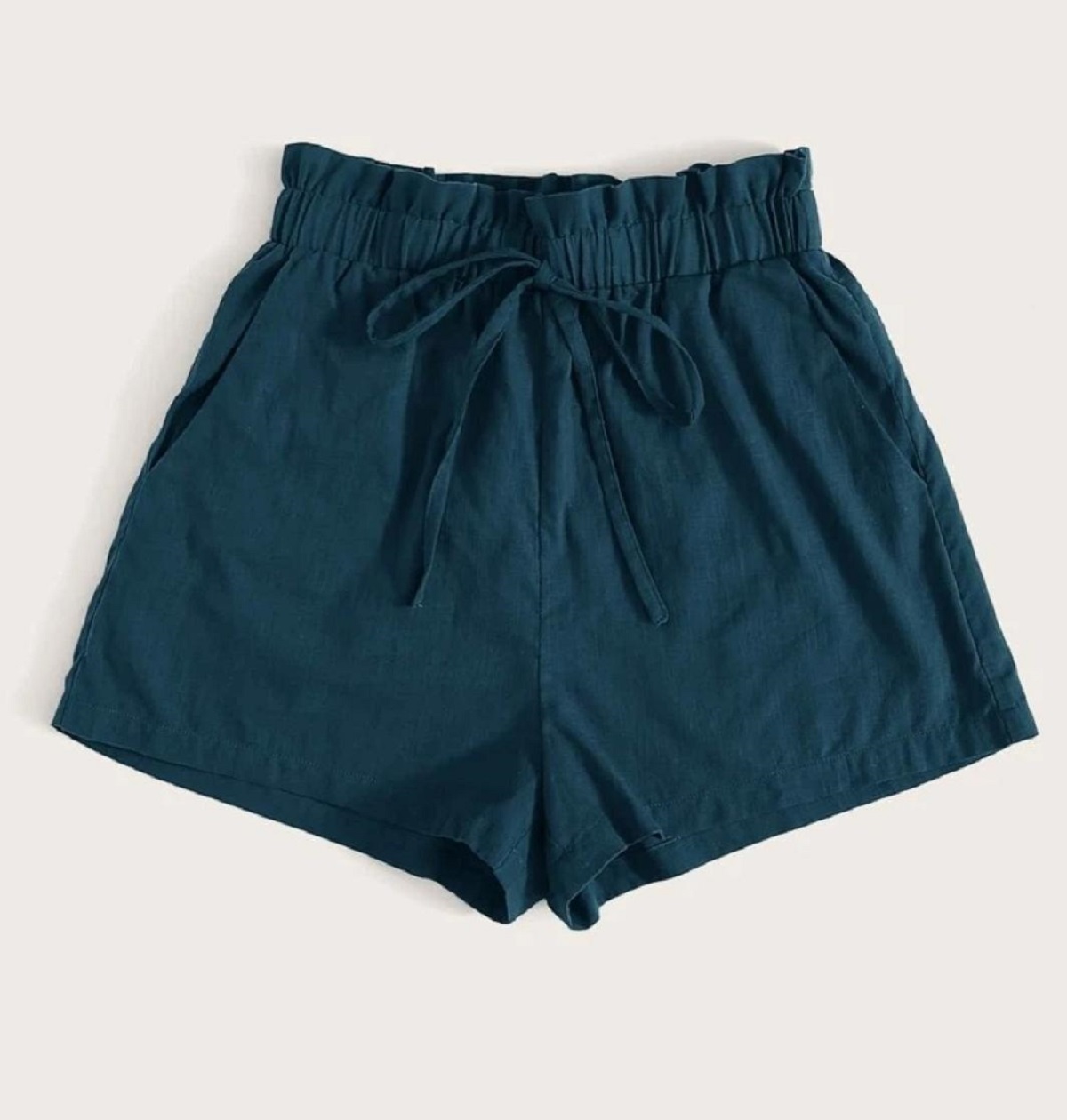 SHEIN LADIES PAPERBAG WAIST SLANT POCKET SHORTSXL Property Room