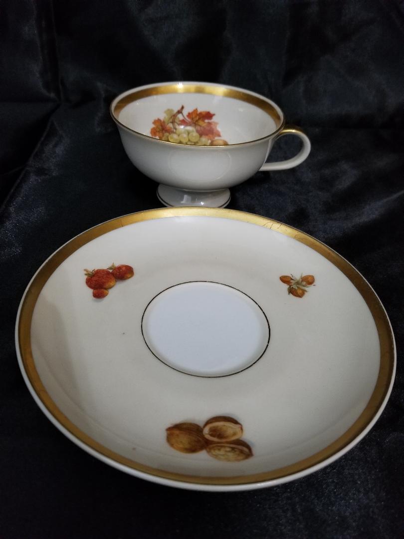 VTG Bavaria Germany Bone China Tea Cup and Saucer Property Room