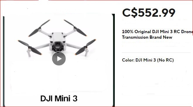 Drone DJI Mini 3 Pro Drone
