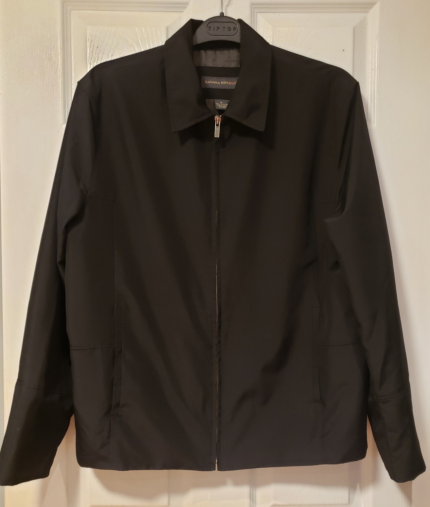 Banana Republic Swing Top Sports Jacket Men's XL cotton black type Vintage Second Hand