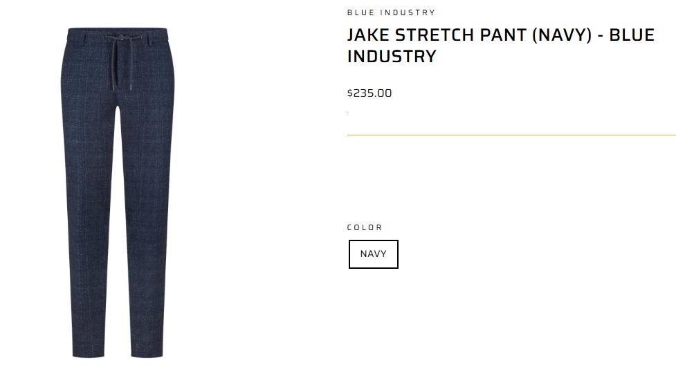 Pants Men's Sz 26 Blue Industry Sz 26