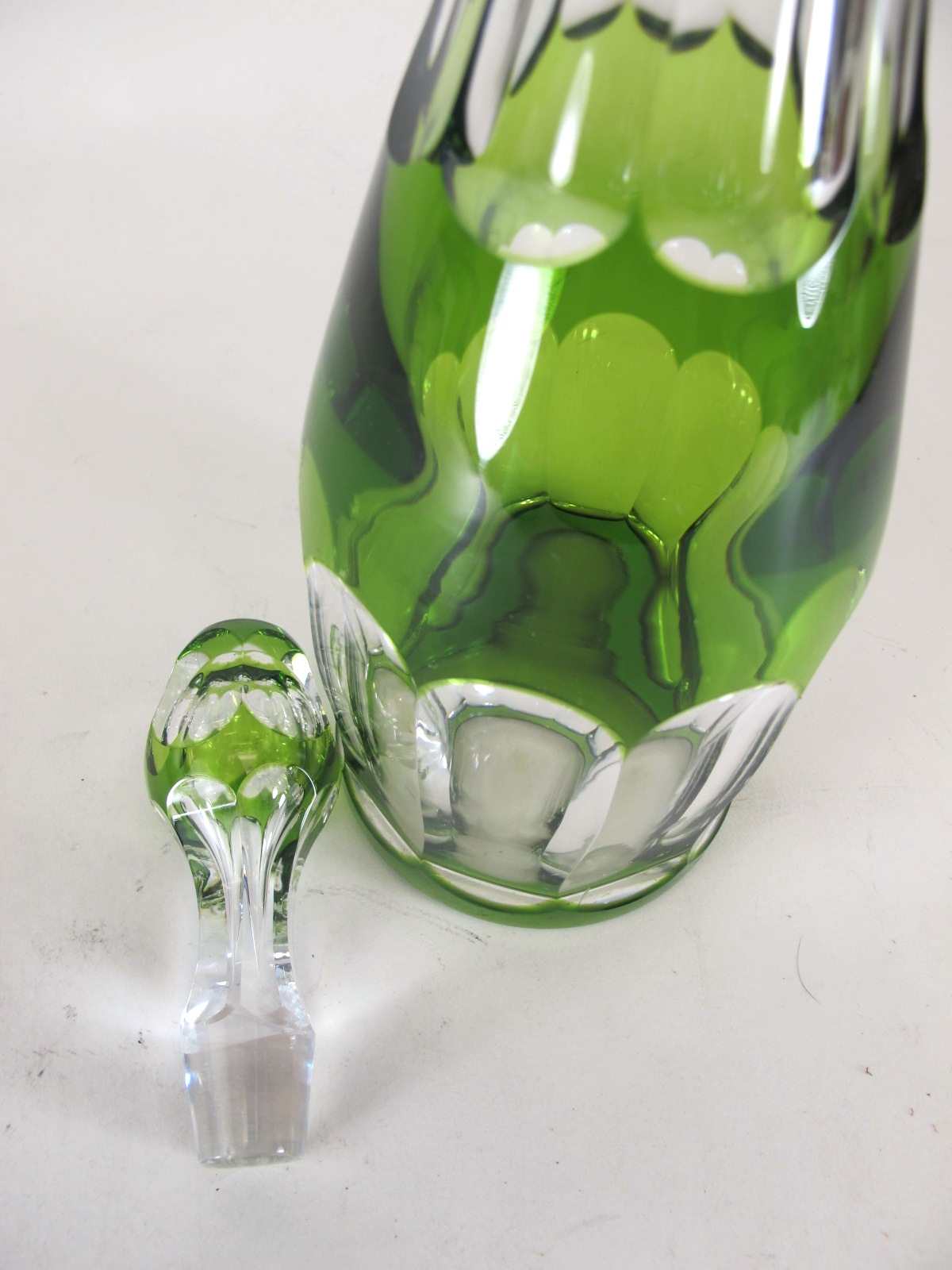 1940s Hand Blown Crystal Art Glass Decanter Property Room