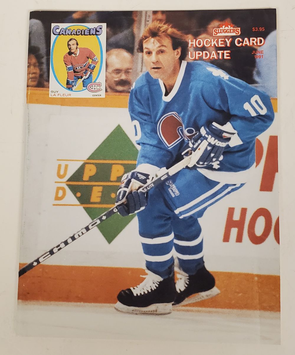 Vintage Canada Jun 1991 Sluggers Hocky Card Update Magazine
