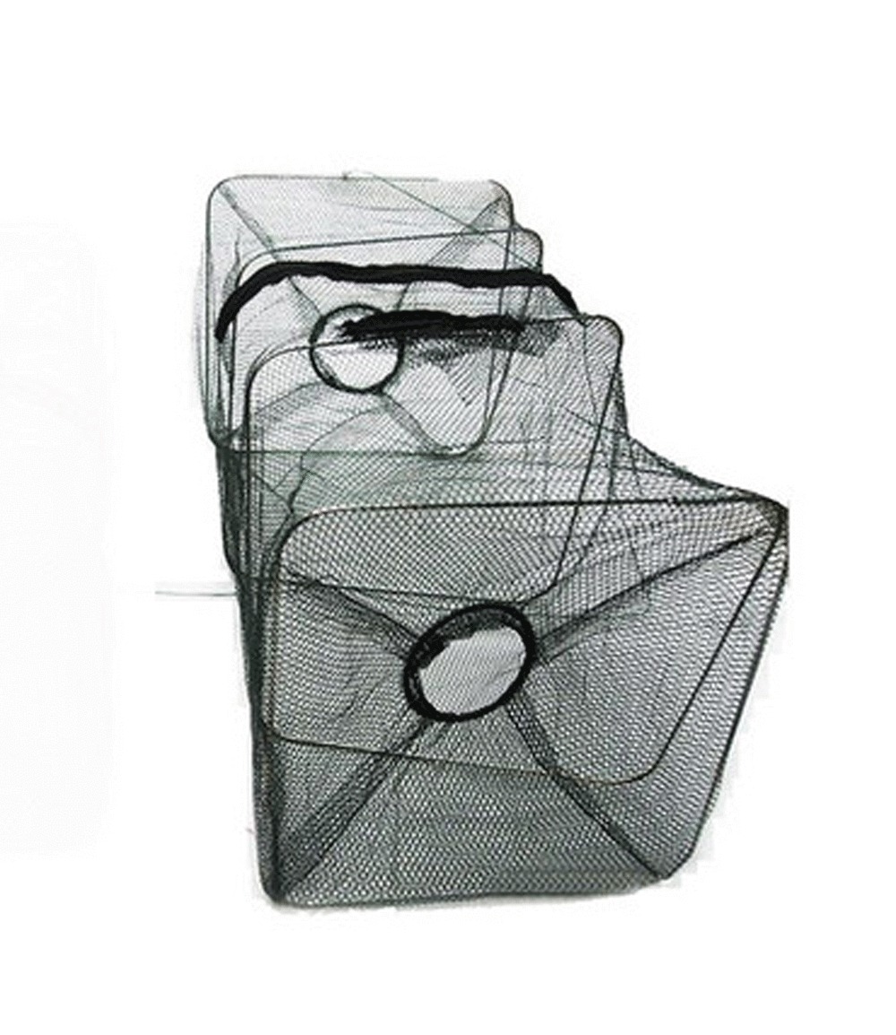 thumbnail image 2 of Foldable Fishing Bait Trap – Crab Net, Crawdad, Shrimp, Cast Dip Cage – 40x20x20cm 2 of 5