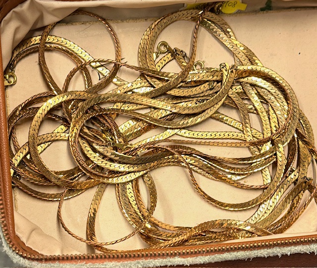 Gold Plated Necklaces Over 5 Pieces