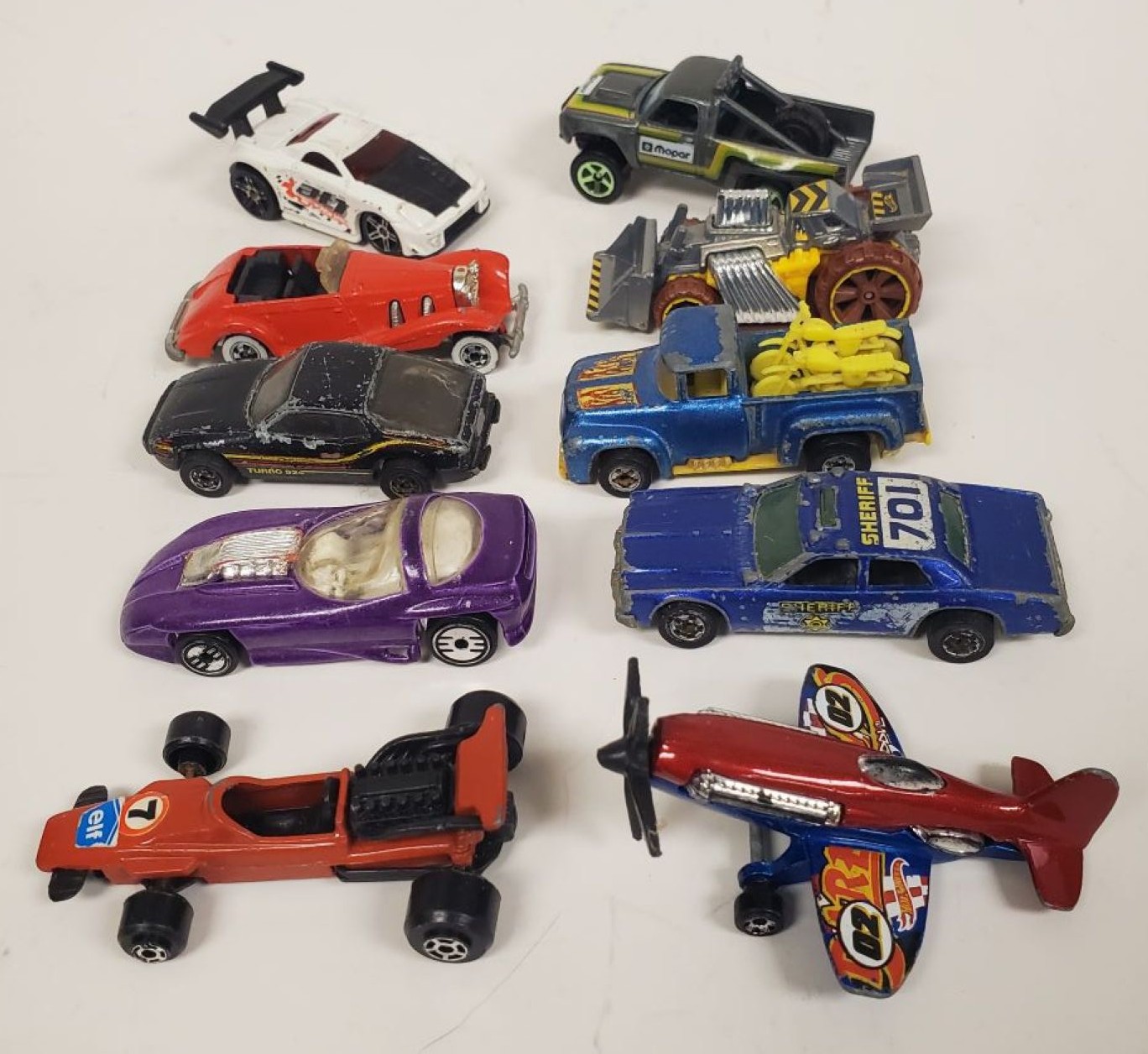 Vintage Lot of 10 Hot Wheels Die Cast Toys Malaysia