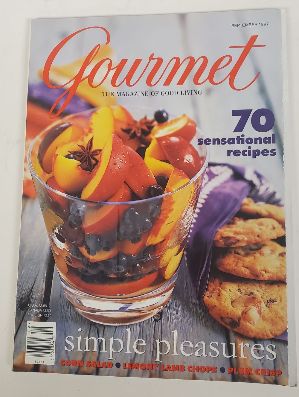 Vintage USA 1997 Gourmet The Magazine Of Good Living