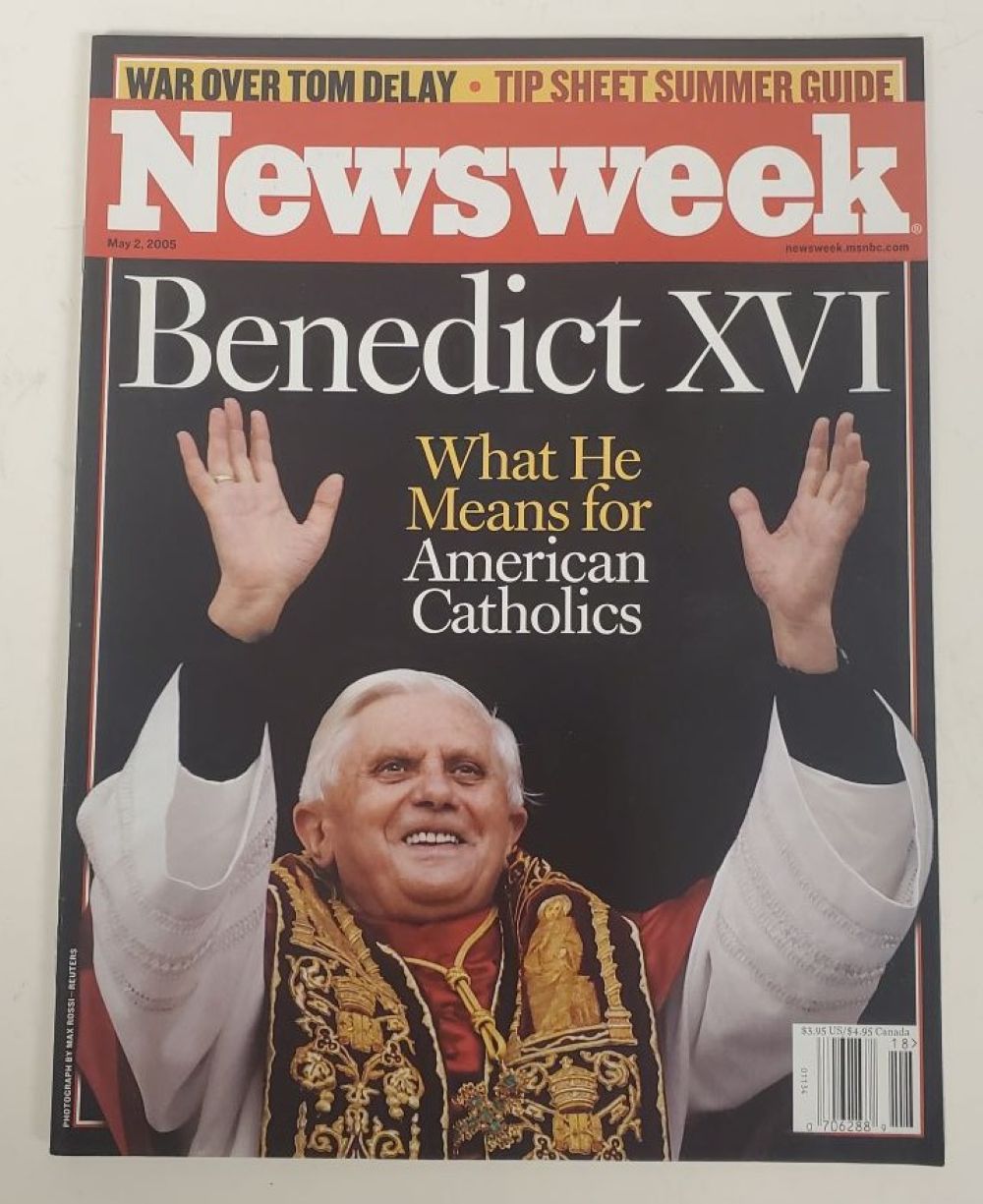 Vintage USA May 2 2005 Newsweek Benedict XVI