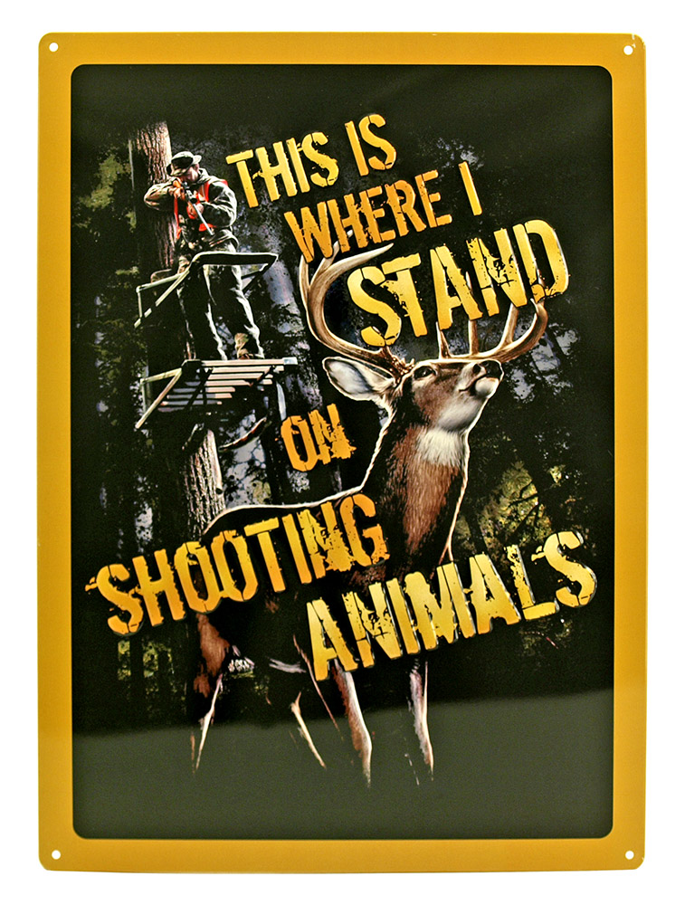 New Classic Hunting Collectible Sign Property Room