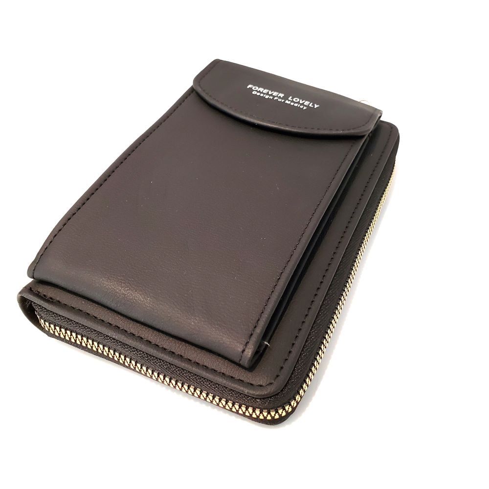 thumbnail image 2 of ELECDON Crossbody Phone Bag For Women, Phone Purse Mobile Phone Bag Small Cell Phone Money Bag Wallet Handbag Shoulder Bag With 2 Layer Zippers, Adjustable Detachable Strap, Card Slots 2 of 13