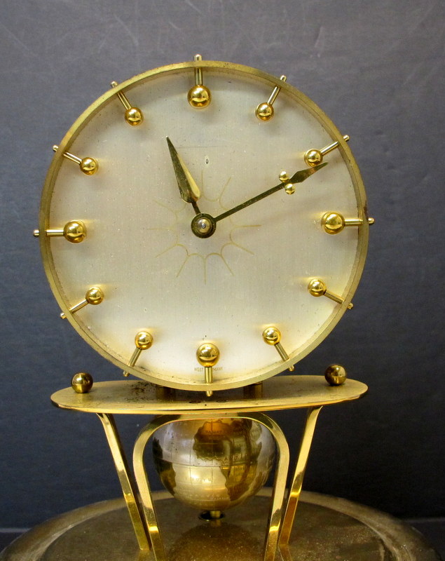 RARE Vintage Torsion Pendulum Clock with Glass Dome Property Room