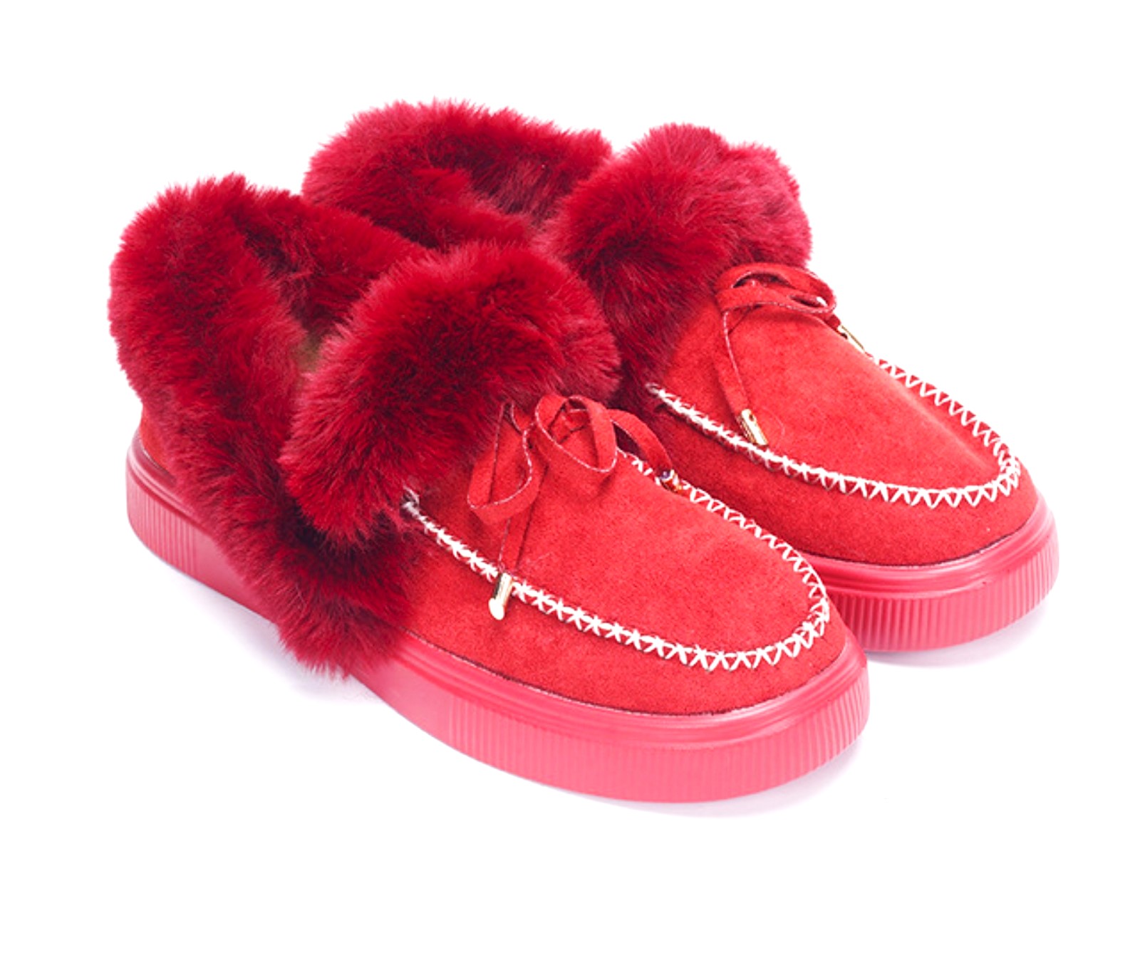 slip on fluffy shoes