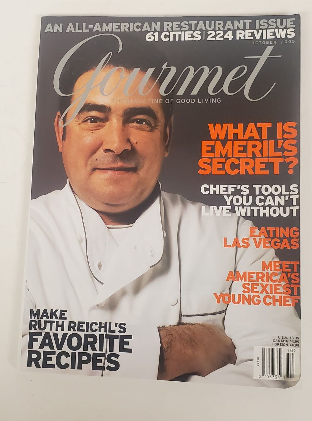 Vintage USA Oct 2005 Gourmet The Magazine of Good Living